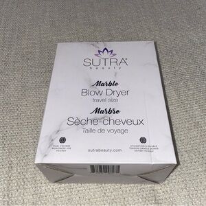 SUTRA Beauty Marble Travel Size Blow Dryer 1000 Watt 2 Speed Lightweight